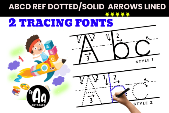 Arrows Lined Letter Tracing: A Designer's Guide to Educational Typography