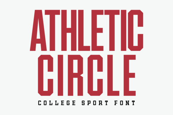 Athletic Circle: The Condensed Sport Font for Modern Design