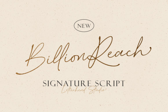 Billion Reach: Elegant Script for Modern Design