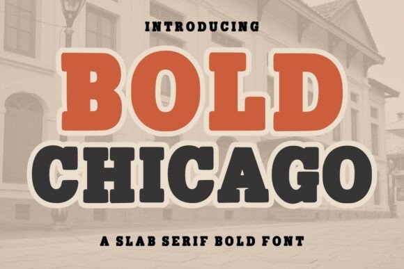Bold Chicago: A Vintage Typeface for Modern Impact