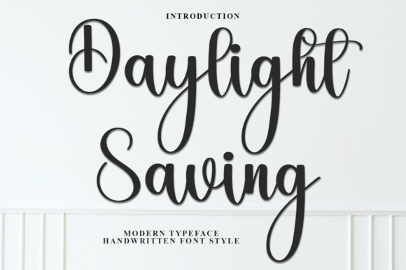 Daylight Saving: A Festive Typeface for Holiday Design