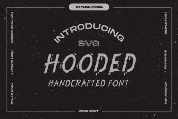 Explore Hooded: A Modern Display Font for Creative Projects