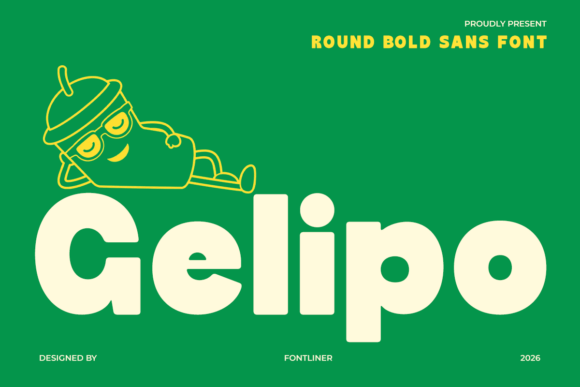 Gelipo: The Playful Font for Modern Food & Beverage Branding