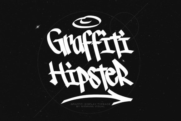 Graffiti Hipster: Unleashing Urban Edge in Modern Design