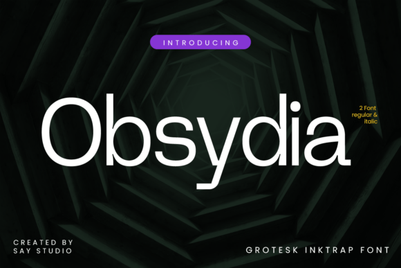 Obsydia: The Modern Grotesk for Impactful Design
