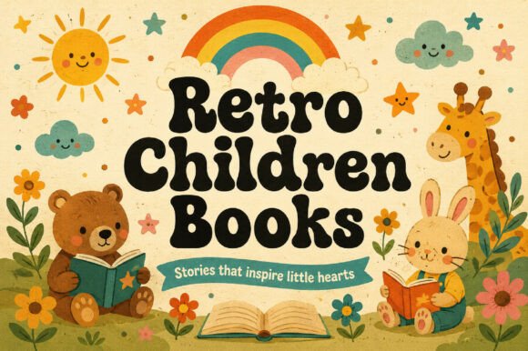 Retro Children Books: A Vintage Font for Modern Design