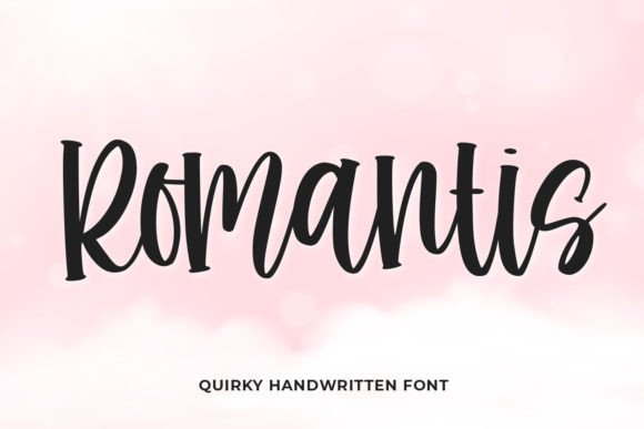 Romantis: A Whimsical Font for Modern Designs