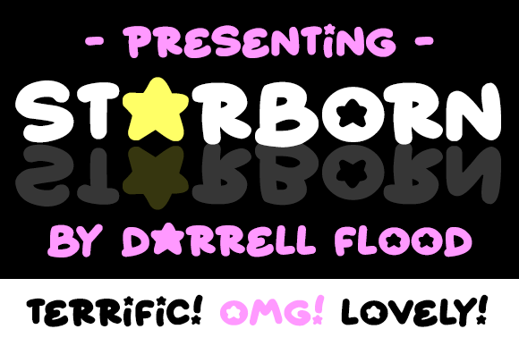 Starborn: A Playful Font for Creative Design