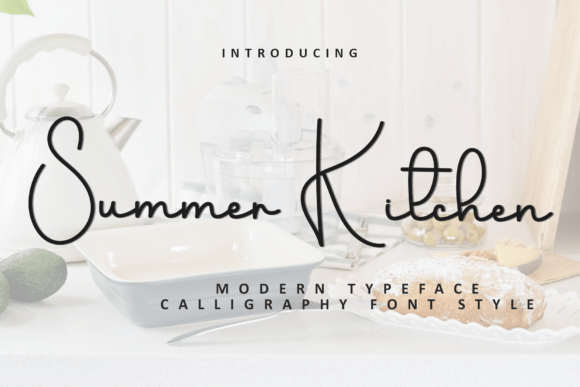 Summer Kitchen Font: A Versatile Design Asset