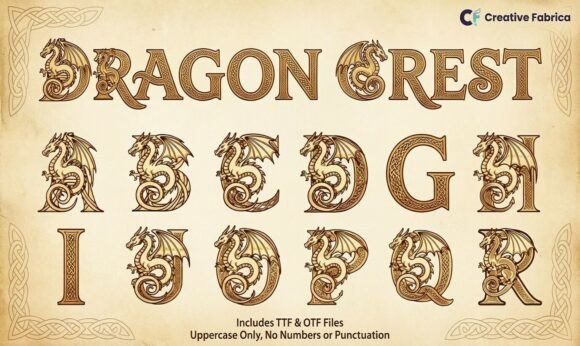 Unleash the Magic with Dragon Crest Monogram