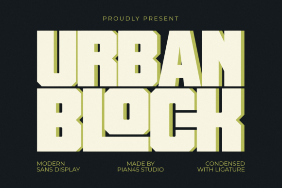 Urban Block: Commanding Attention in Modern Visual Design
